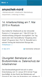 Mobile Screenshot of anuschek-nord.de